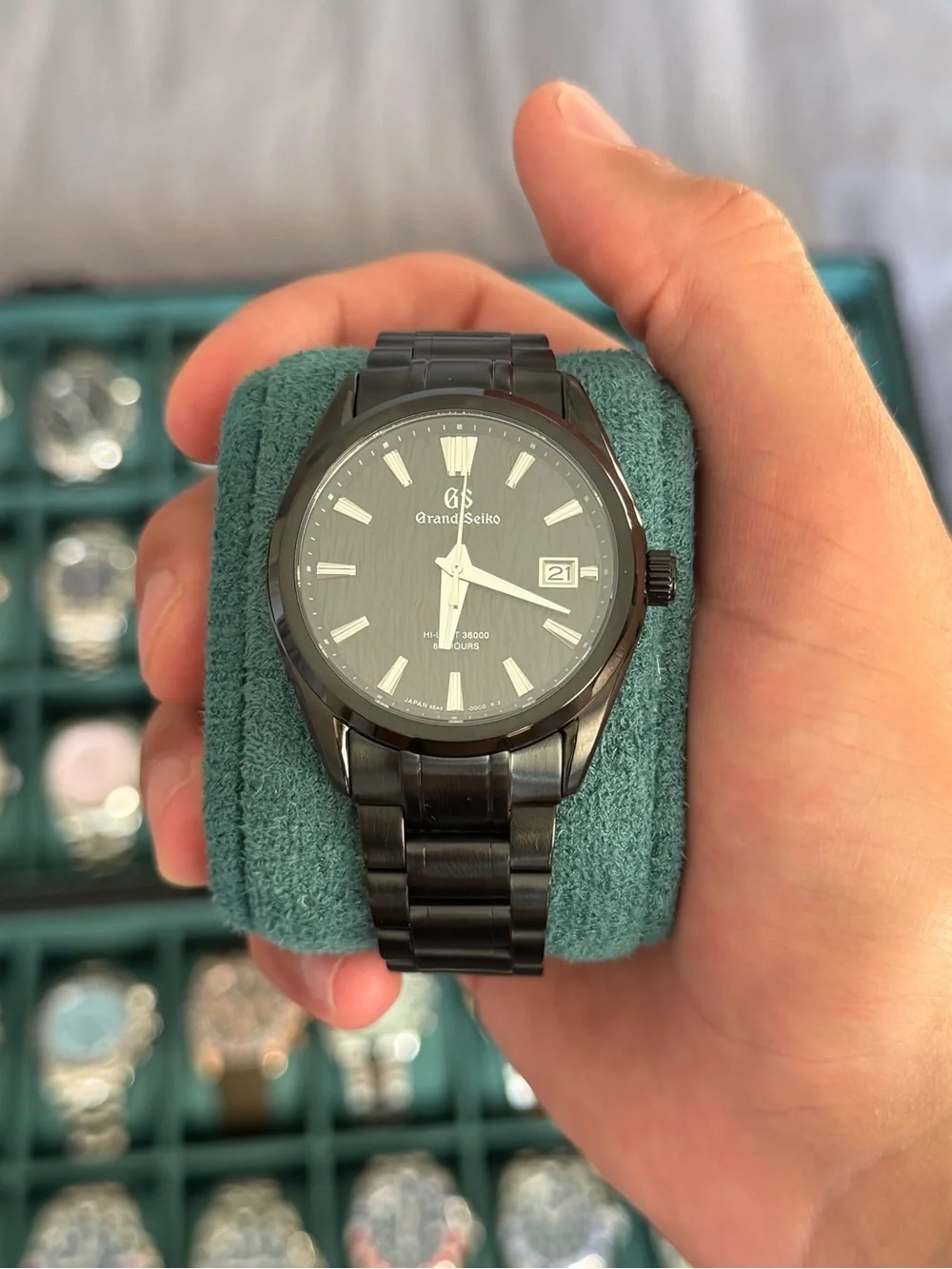 Seiko Mod: Blacked Out Grand Seiko
